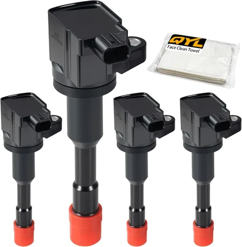 Miniatura 8 de Paquete de 4 bobinas de encendido de repuesto para Honda Civic Hybrid 03 04 05 06 07 08 09 10 11 1.3L L4 UF374 C1408 5C1405, delantera