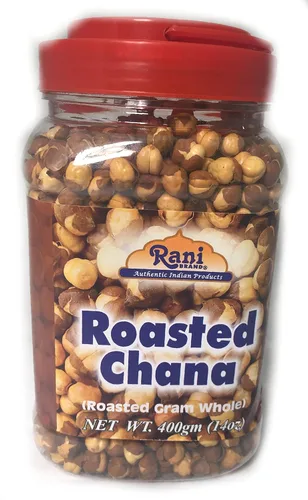 Miniatura 10 de Rani Chana asada (garbanzos) Sabor pimienta negra 14oz (400g) Tarro PET ~ Todo natural Vegano Sin conservantes Apto para gluten Kosher