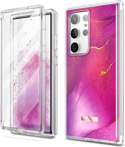 Miniatura 8 de SURITCH Funda para Samsung Galaxy S23 Ultra, [Protector de Pantalla Integrado] [Protección de Doble Capa] Protección Completa Resistente a Golpes