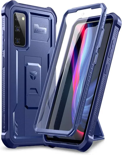 Miniatura 13 de Dexnor Funda para Samsung Galaxy S20 FE, [Protector de Pantalla y Soporte Integrados] Protección de Grado Militar de Servicio Pesado a Prueba