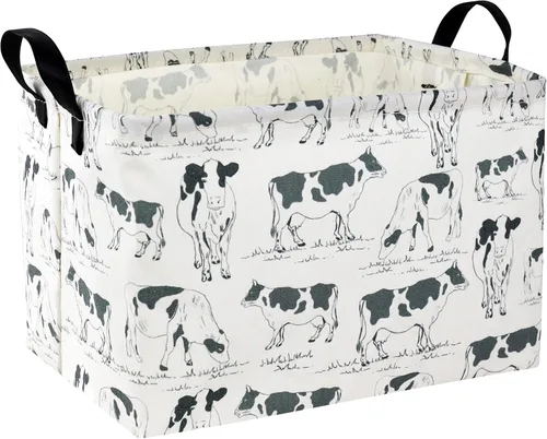 Miniatura 19 de Cesta de almacenamiento rectangular de animales para bebés y niños, cesta de almacenamiento para niños para habitación de animales, decoración linda