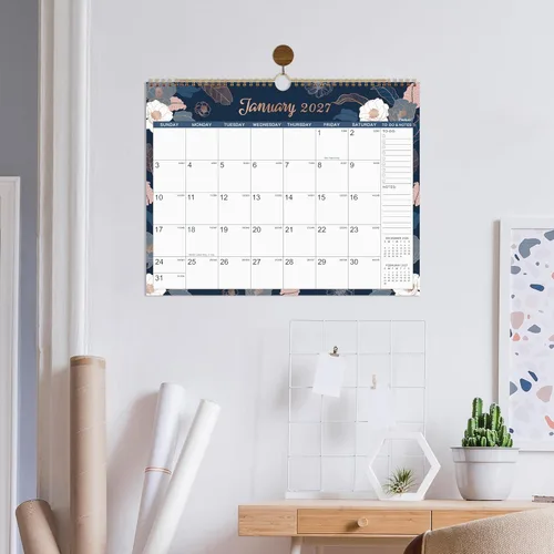 Miniatura 7 de Pinchoco Calendario 2027 – Calendario de pared 2027 de 12 meses, enero de 2027 a diciembre de 2027, 11.5 x 15 pulgadas, el calendario de pared 2027