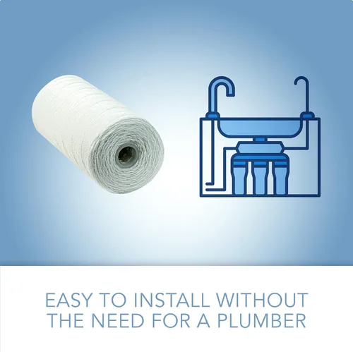 Miniatura 4 de CFS Cartuchos de filtro de agua para heridas de polipropileno compatibles con sedimentos Culligan y modelos de filtro de agua de pozo resistente
