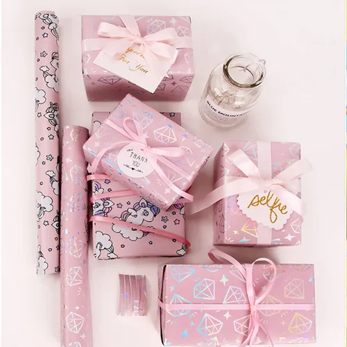 Miniatura 6 de Cinta de satén sólida de 3/8 pulgadas, cinta de satén rosa de doble cara para manualidades, envoltura de regalos, recuerdos de fiesta, baby shower