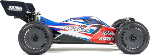 Miniatura 8 de ARRMA RC Car 1/8 TLR Tuned Typhon 6S 4WD BLX Buggy RTR (batería y cargador no incluidos), rojo/azul, ARA8406, Coches, Kit eléctrico Otros