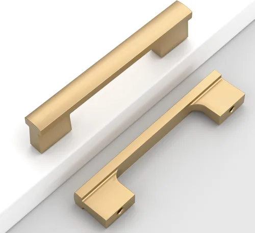 Miniatura 11 de Paquete de 12 tiradores para gabinete de 4 pulgadas (102mm) de níquel satinado cepillado, accesorios para gabinetes de cocina, cajones, cómodas