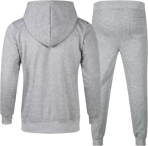 Miniatura 2 de ANGELA BEBE Conjunto deportivo para hombre, 2 piezas, sudadera con capucha y sudadera para hombre