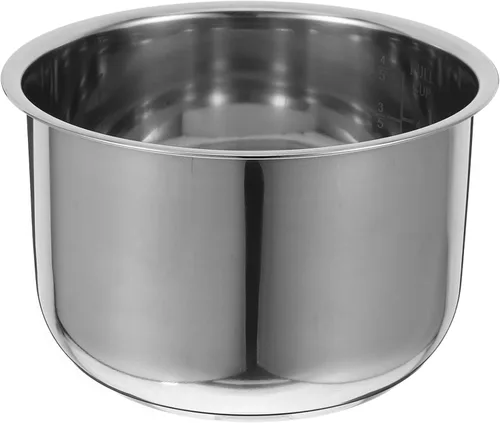 Miniatura 8 de Zerodeko Reemplazo de olla de arroz de 2 litros, olla interior antiadherente de acero inoxidable, olla de olla a presión tradicional, accesorios