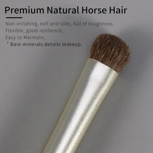 Miniatura 3 de Pincel para sombra de ojos de pelo de pony natural de ENZO KEN, pincel para sombra de ojos de mezcla media, pincel sombreador para sombra de ojos