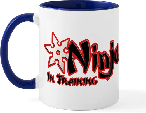 Miniatura 111 de CafePress Ascii - Taza de café de cerámica, taza de té, 11 onzas