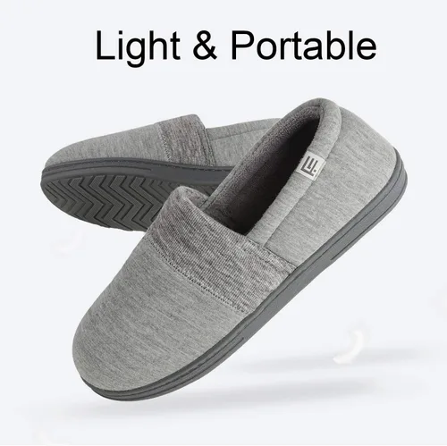 Miniatura 3 de FamilyFairy Pantuflas cómodas y ligeras de espuma viscoelástica antideslizantes para interiores y exteriores