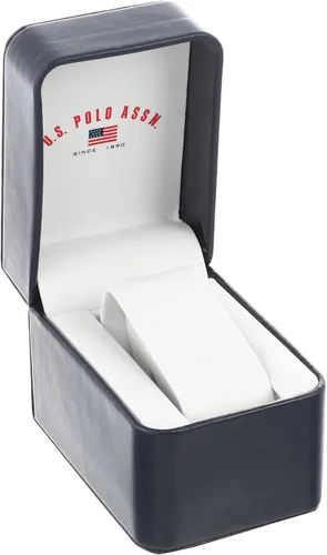 Miniatura 3 de US Polo Assn Reloj analógico de cuarzo para hombre con correa de aleación negro 10 modelo US8641 plomizo