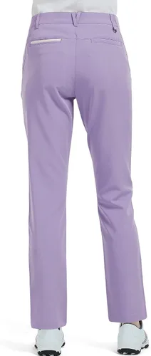 Miniatura 3 de Bakery Pantalones de golf para mujer, elásticos, con bolsillos, de secado rápido, ligeros, pantalones de trabajo