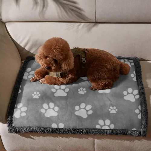 Miniatura 21 de Kritter Planet - Manta impermeable y a prueba de orina para perros grandes; manta suave, reversible y a prueba de líquidos para proteger el sofá