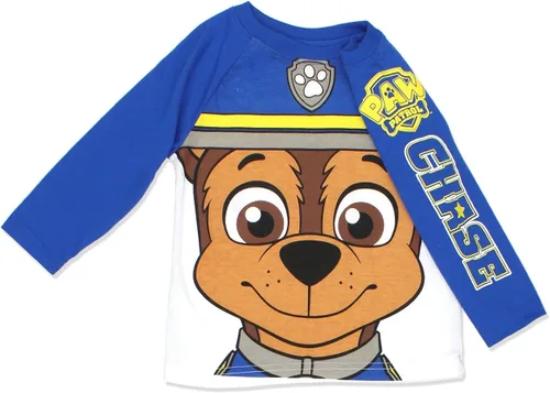 Miniatura 2 de Paw Patrol Nickelodeon Chase or Marshall - Camisetas para niños pequeños, azulrojoblanco