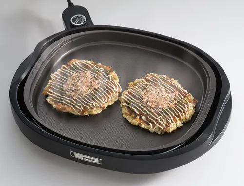 Miniatura 3 de Zojirushi EA-BDC10TD Gourmet Sizzler - Plancha eléctrica de tamaño único, color marrón oscuro