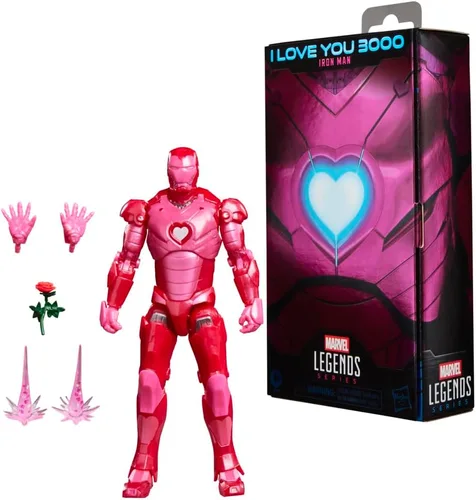 Miniatura 3 de Marvel Legends Series I Love You 3000 Iron Man, figura de acción coleccionable de 6 pulgadas para regalo