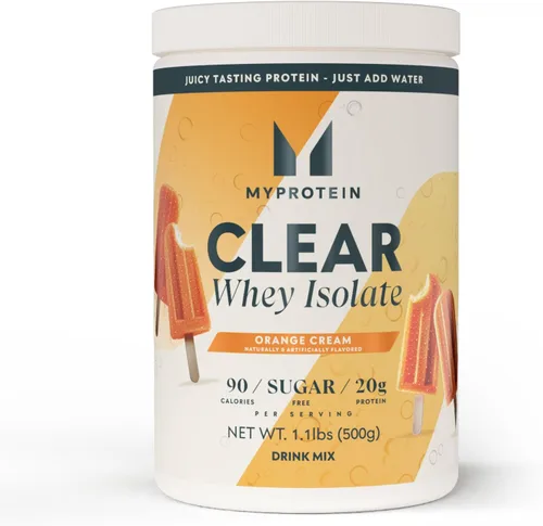 Miniatura 10 de Myprotein Polvo de Proteína Aislada de Suero Claro, 20 Porciones (0.5kg) Sabor Frambuesa Azul, 20g de Proteína por Porción, Mezcla de Bebida