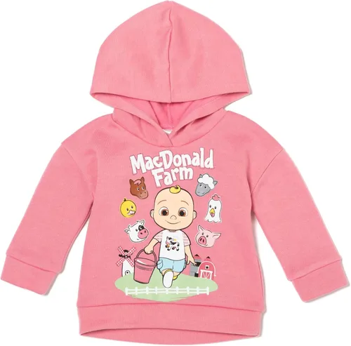 Miniatura 2 de CoComelon JJ - Conjunto de sudadera con capucha y pantalones de forro polar para niños pequeños