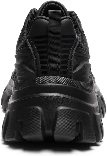 Miniatura 5 de DREAM PAIRS Zapatos deportivos gruesos de moda para mujer, con plataforma, con cordones, cómodos