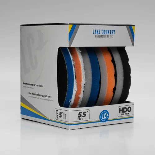Miniatura 18 de Lake Country Almohadilla de Pulido de Espuma Azul HDO de 6.5" de Servicio Pesado (Paquete de 1) – Almohadilla de Pulido Orbital Premium de Servicio
