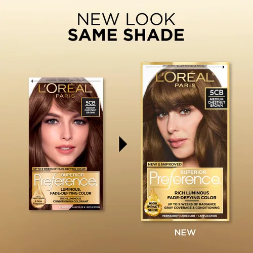 Miniatura 86 de L'Oreal Paris Superior Preference - Tinte permanente luminoso que desafía la decoloración, tinte para el cabello hasta 9 semanas de resplandor, 09
