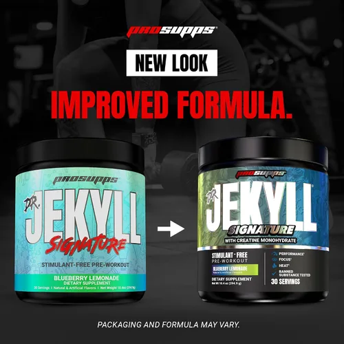 Miniatura 7 de ProSupps Dr. Jekyll Signature - Polvo de preentrenamiento con creatina, sin estimulaciones, apoya la concentración y la resistencia, suplementos