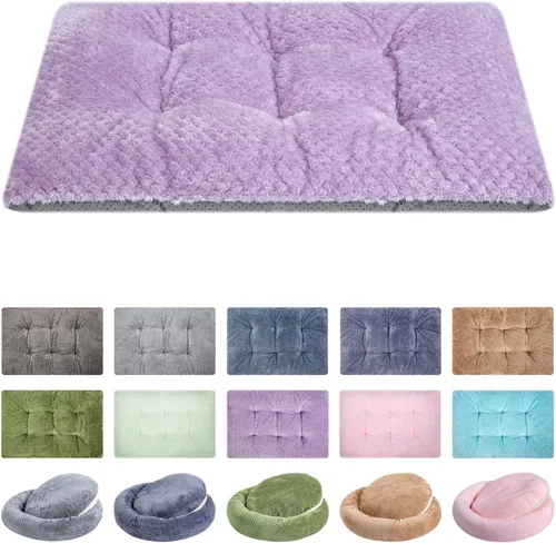 Miniatura 31 de WONDER MIRACLE Fuzzy - Camas de lujo para mascotas, camas súper afelpadas para perros o gatos, ideal para jaulas de perros, apta para lavar a L-uva