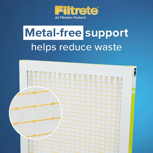 Miniatura 9 de Filtrete - 6 filtros de aire para caldera/aire acondicionado de 14x25x1, MPR 700, MERV 8, resistente al polen, fácil para el flujo de aire, filtro