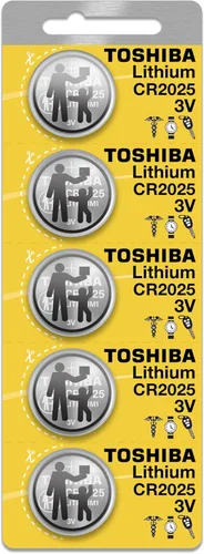 Miniatura 11 de Toshiba CR2025 Batería de moneda de litio de 3 voltios (500 baterías)