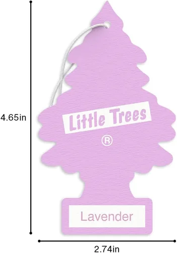 Miniatura 7 de Little Trees - Ambientador de árbol colgante que proporciona un aroma de larga duración para tu hogar o tu auto. Aroma Lavanda, 24