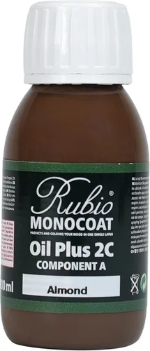 Miniatura 44 de Rubio Monocoat Muestra de Acabado de Aceite para Madera - Puro Aceite Plus Parte A Aceite de Linaza de Secado Rápido y Ecológico para Uso Pure