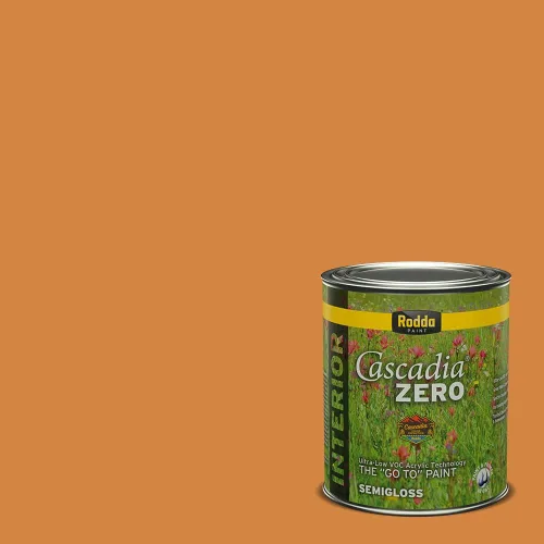 Miniatura 221 de Rodda Paint CASCADIA ZERO - Pintura plana e imprimación para interiores en uno, cuarto de galón, crema de ballet