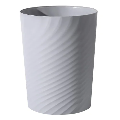 Miniatura 29 de UUJOLY Cubo de basura de plástico, cesta de basura para baños, cocinas, oficinas, habitaciones de niños, verde azulado Azul Oscuro