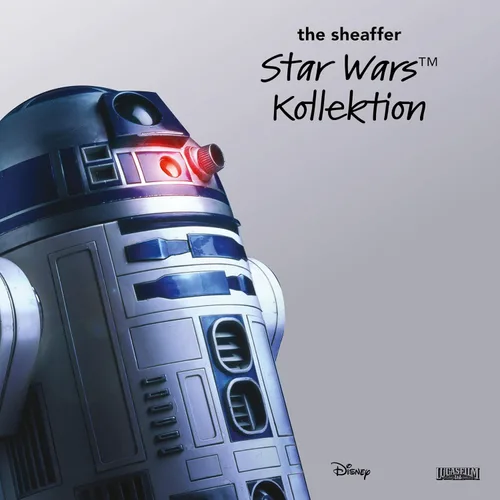 Miniatura 8 de Sheaffer Pop Star Wars R2-D2 - Pluma estilográfica con borde cromado y punta mediana