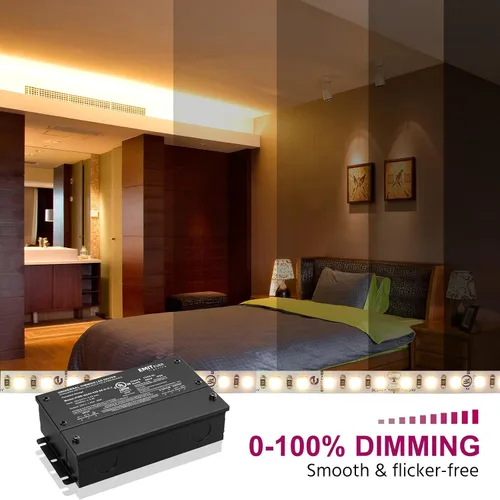 Miniatura 6 de EMITEVER Controlador LED regulable de 30 W, fuente de alimentación regulable Triac de 24 V, transformador de CA a CC para luz LED, compatible