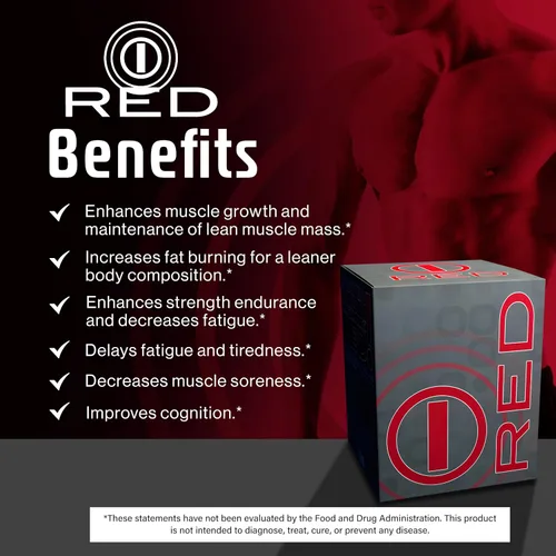 Miniatura 4 de bhip Red For Men (Fit) - Suplemento a medida para la salud hormonal, apoya la energía, la salud cardíaca, la vitalidad y la virilidad - 30 porciones