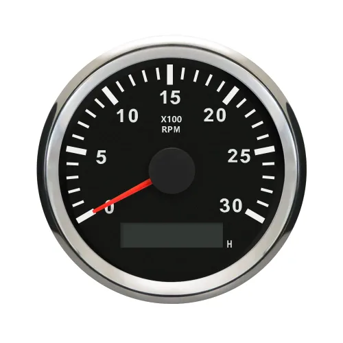 ELING Tacómetro universal RPM REV Contador RPM con medidor de horas 3000RPM 3.346 in 9-32V con retroiluminación