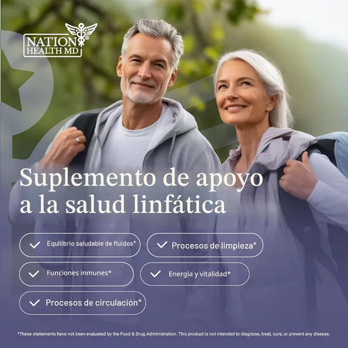 Miniatura 6 de Lymph MD - Suplemento de drenaje linfático - con bromelina, equinácea, raíz de bardana, diente de león, rutina, algas y más - Soporte del sistema