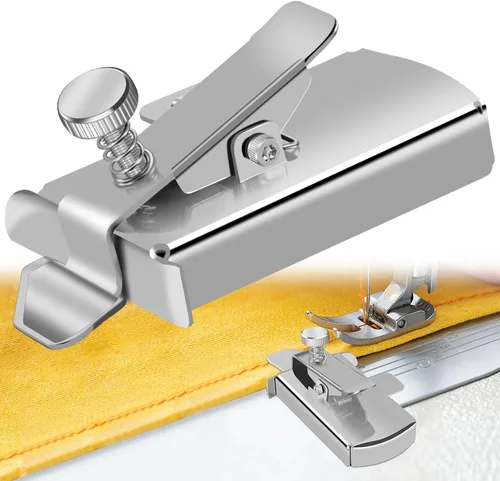 TIGARI - Guía magnética de costura para máquina de coser, guía magnética de costura con clip, regla multifuncional, guía de orillar, guía de