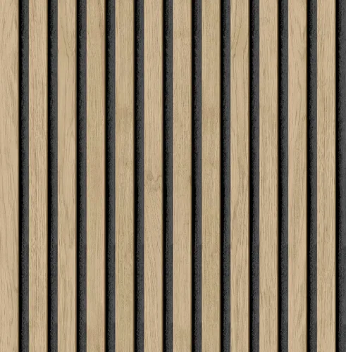 NuWallpaper Papel tapiz autoadhesivo extraíble con listones de roble para despegar y pegar, apto para inquilinos, 20.5 pulgadas x 18 pies