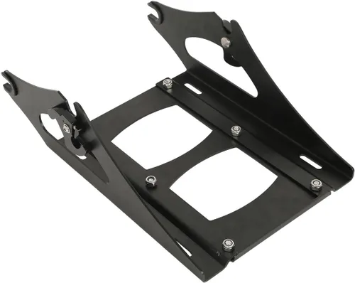 Miniatura 9 de TCT-MOTORPARTS Respaldo Negro Razor de 5.5" para Montaje en Maletero Compatible con Harley Trunk Road Street Glide King Glide 2014-2025 Tronco