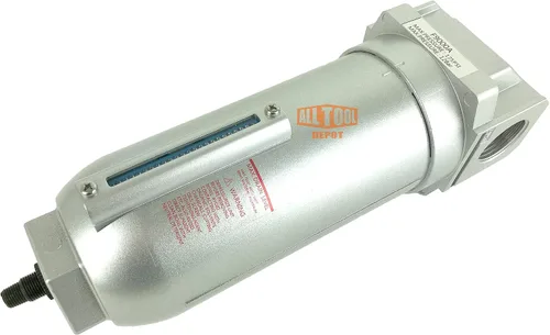 Miniatura 3 de 1 "NPT SUPER DUTY Filtro de partículas de grado industrial/trampa de agua para líneas de aire comprimido de compresor de aire, 5u con cuenco