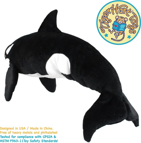 Miniatura 5 de TigerHart Octavius The Orca Blackfish - Peluche de 28 pulgadas