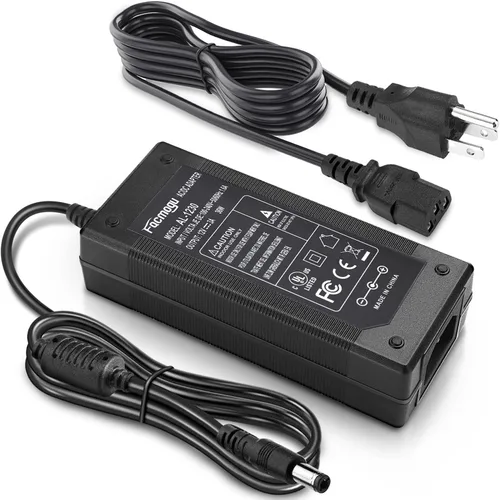 Miniatura 9 de Facmogu Adaptador de Corriente DC 12V 3A, 100-240V AC a DC 12V 3A 36W Suministro de Energía con Conector de Barril 5.5x2.5mm & 5.5x2.1mm, Adaptador