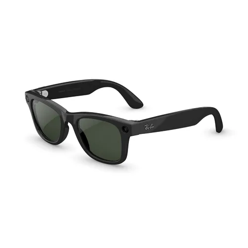 Ray-Ban Meta (Gen 2), Wayfarer Large, Shiny Black | Smart AI Glasses for Men, Women — 2X Battery Life — 3K HD Resolution — 12 MP Ultra-Wide Camera,