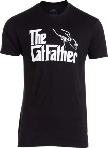 Miniatura 2 de The Catfather Divertida y linda camiseta de humor con diseño de gato, papá, dueño, mascota, gatito, gatito