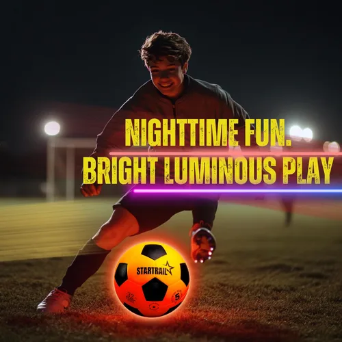 Miniatura 2 de Balón de fútbol iluminado, bola que brilla en la oscuridad NO 5, regalos de fútbol para niños de 8 a 12, 12 a 14 años, ideas de regalo para niños