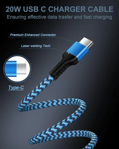 Miniatura 3 de Cable C a C para iPhone 17 Air/17Pro/16e/16 Pro/16 Pro Max/16 Plus/15 Pro Max/15Pro/Plus, Cable USB C a USBC Cable Cargador para Auto/Coche Samsung