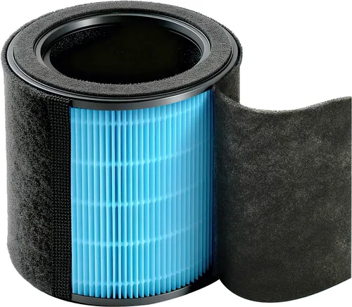 Miniatura 7 de Dr.Prepare Filtro de repuesto para purificador de aire DAP01, paquete de 2, filtro HEPA de 3 etapas con prefiltro lavable y carbón activado